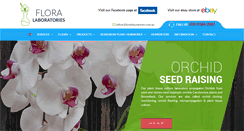 Desktop Screenshot of floralaboratories.com.au